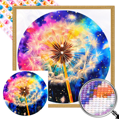 Dandelion - Full AB Drill Round Diamond Painting 30*30CM