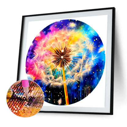 Dandelion - Full AB Drill Round Diamond Painting 30*30CM