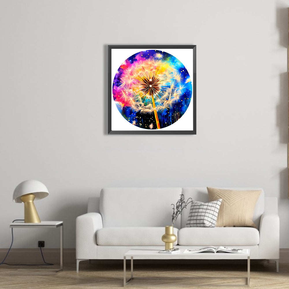 Dandelion - Full AB Drill Round Diamond Painting 30*30CM