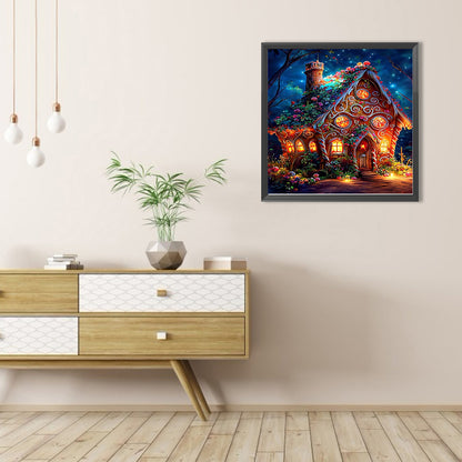 Candy House - Full AB Drill Round Diamond Painting 40*40CM