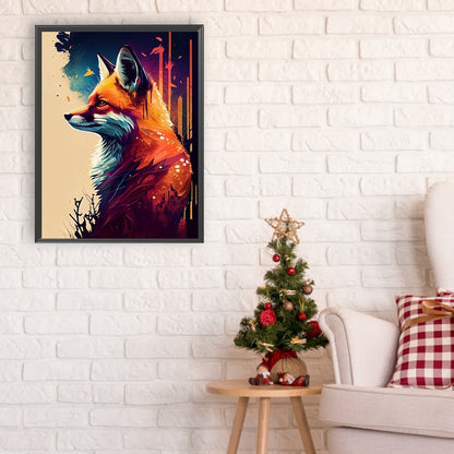 Fox - Full Round Drill Diamond Painting 30*40CM