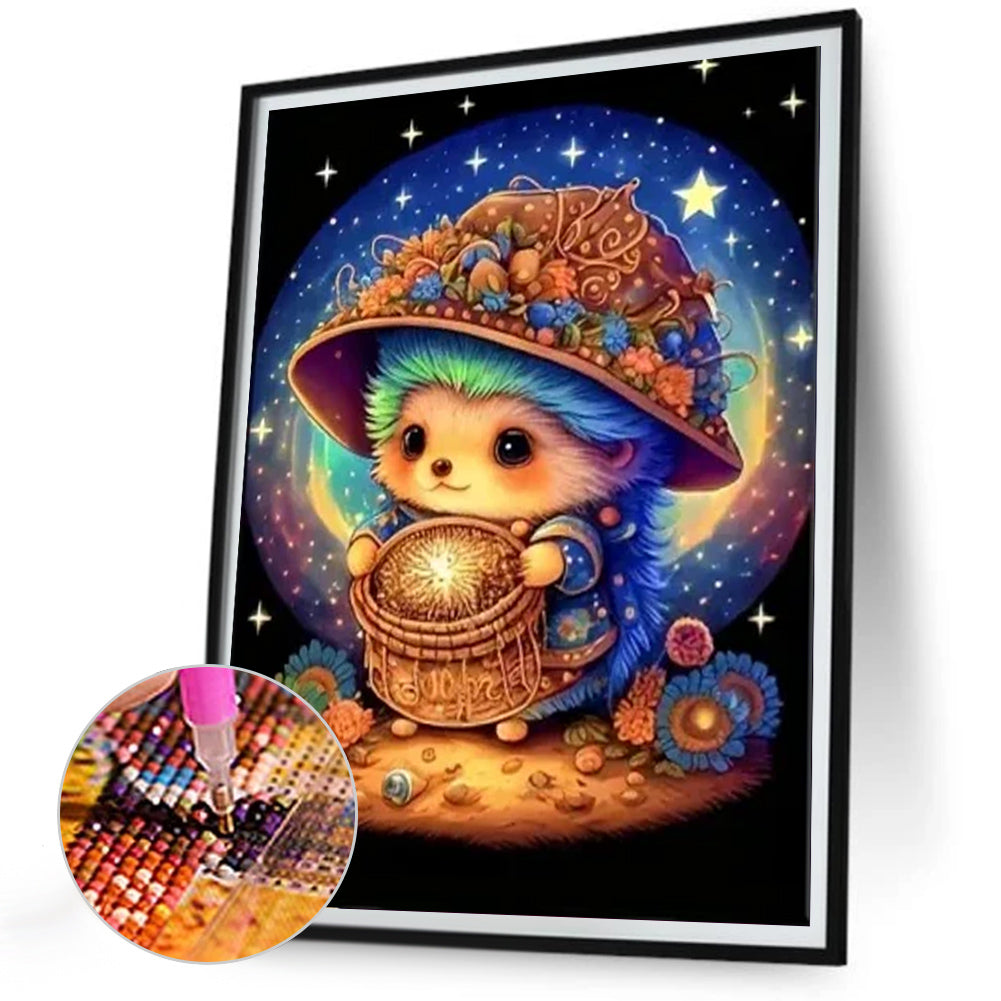 Hedgehog - Full Round Drill Diamond Painting 30*40CM