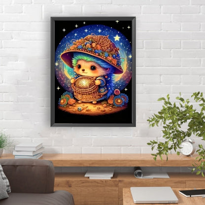 Hedgehog - Full Round Drill Diamond Painting 30*40CM