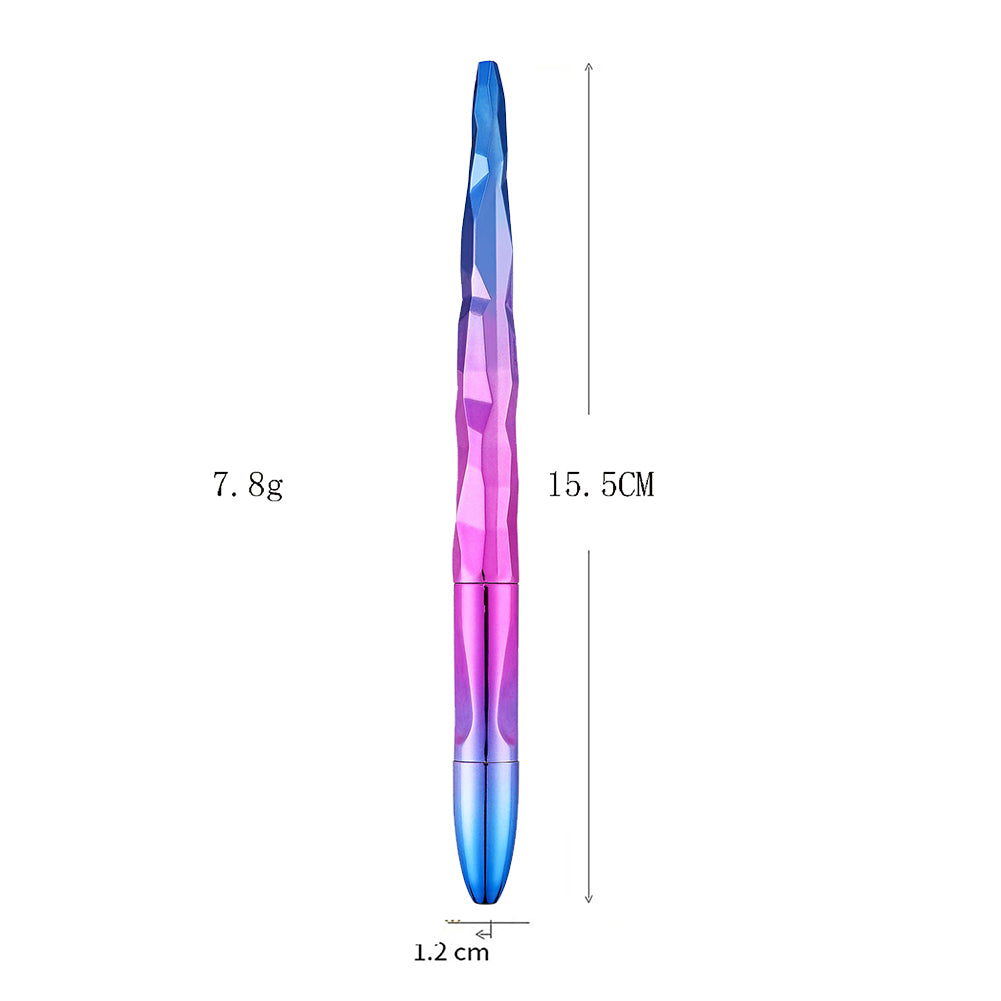 Diamond Art Pens with 6 Pen Heads for DIY Crafts (Plating Purple + Roller)