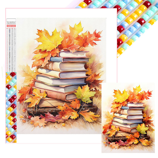 Maple Leaf Books - Full Square Drill Diamond Painting 30*40CM