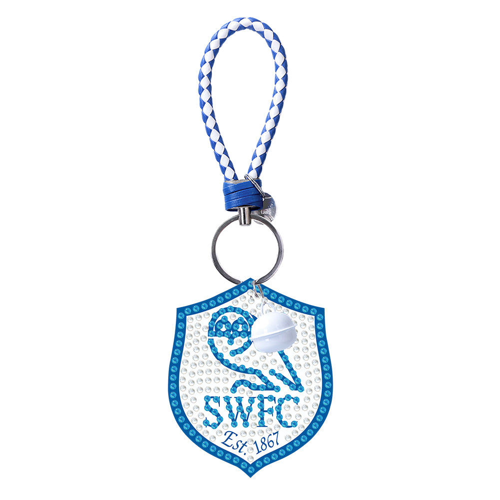 Double Sided Special Shape Diamond Painting Keychain (Sheffield Wednesday Team)