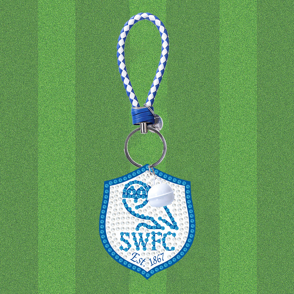 Double Sided Special Shape Diamond Painting Keychain (Sheffield Wednesday Team)