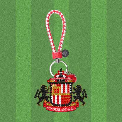 Double Sided Special Shape Diamond Painting Keychain (Sunderland F.C.)