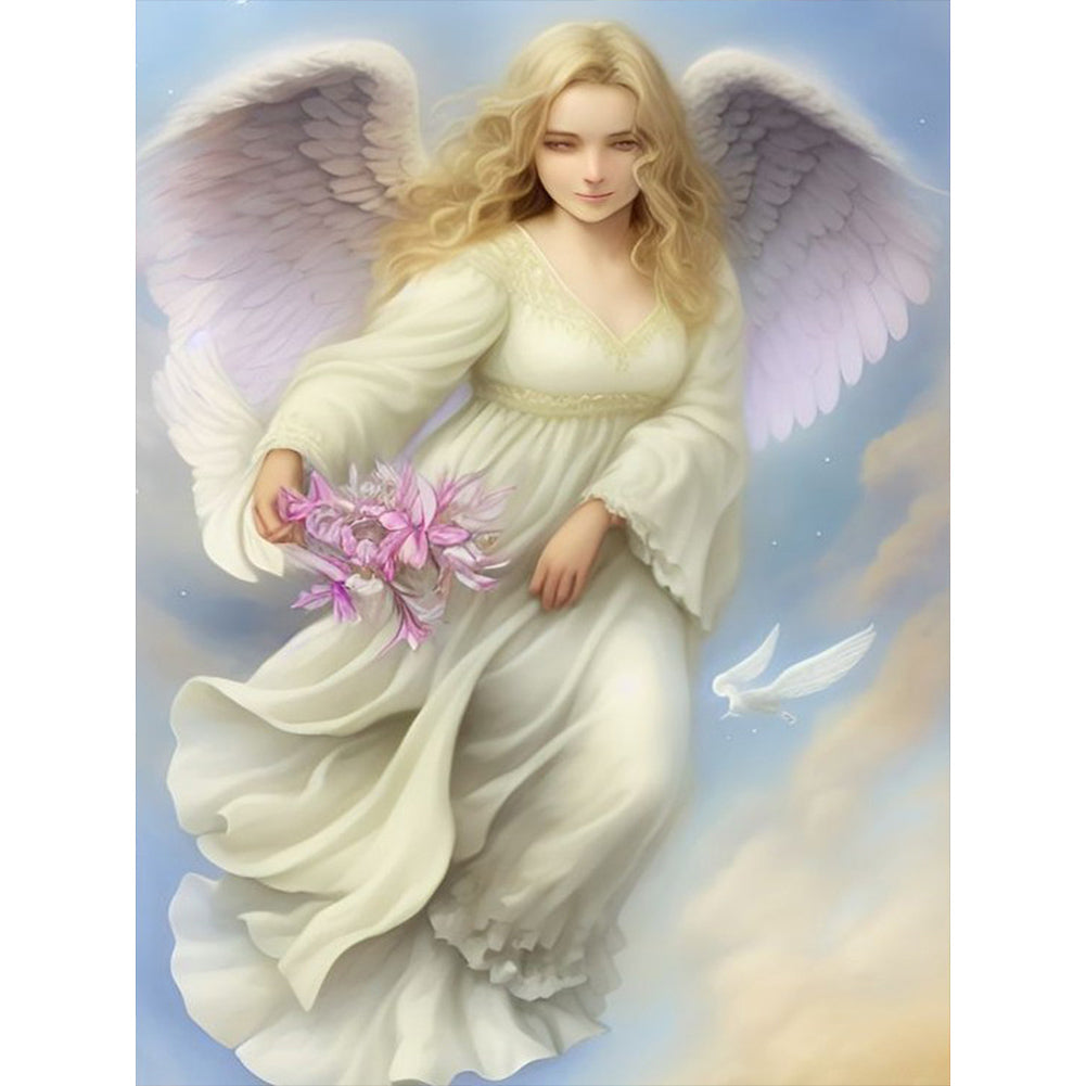 Angel - Full Round Drill Diamond Painting 30*40CM