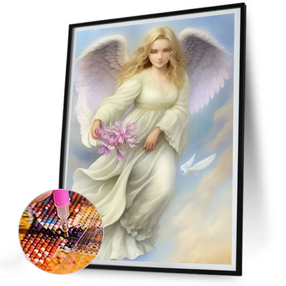 Angel - Full Round Drill Diamond Painting 30*40CM