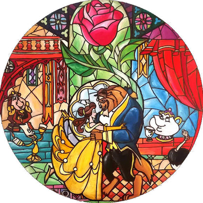 Beauty And The Beast - Full Square Drill Diamond Painting 35*35CM