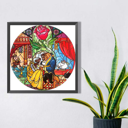 Beauty And The Beast - Full Square Drill Diamond Painting 35*35CM