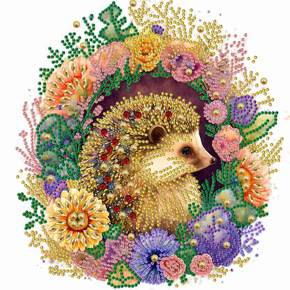 Garland Little Hedgehog - Special Shaped Drill Diamond Painting 30*30CM