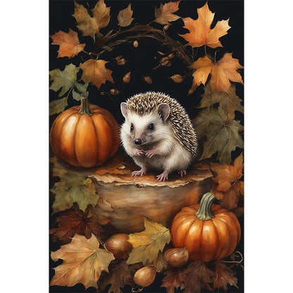 Hedgehog - Full Round Drill Diamond Painting 40*60CM