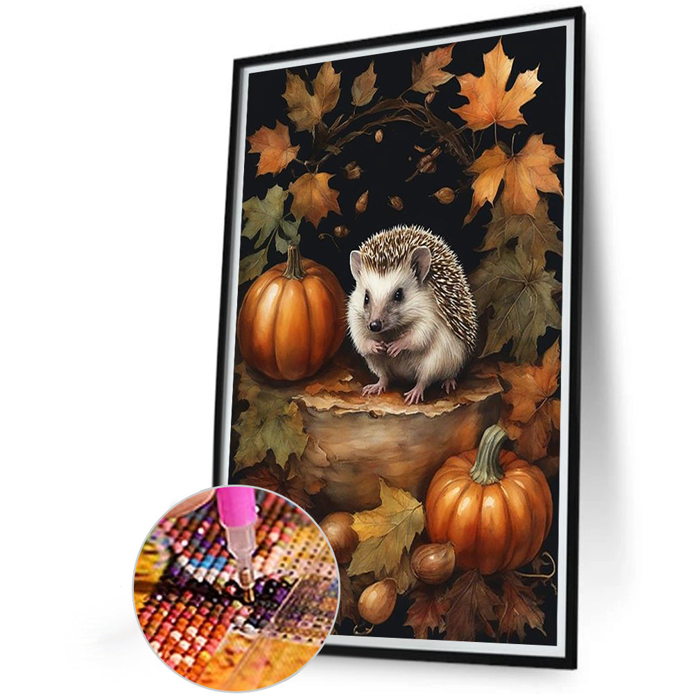 Hedgehog - Full Round Drill Diamond Painting 40*60CM