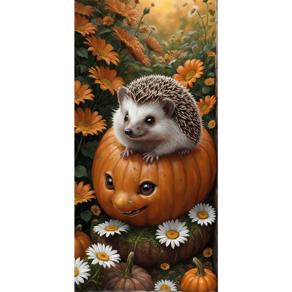 Hedgehog - Full Round Drill Diamond Painting 40*80CM