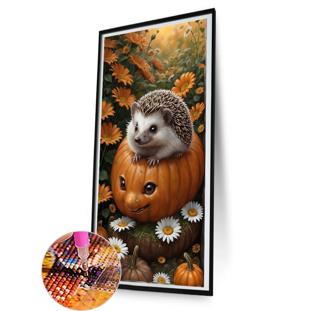 Hedgehog - Full Round Drill Diamond Painting 40*80CM