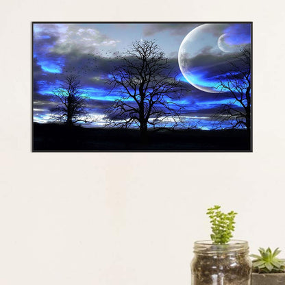 Blue Sky - Full Round Drill Diamond Painting 60*35CM