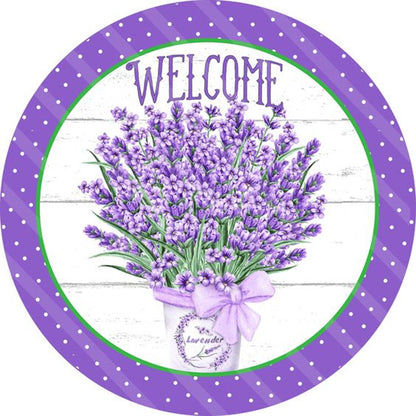 Round Brand Lavender - Full Round Drill Diamond Painting 30*30CM