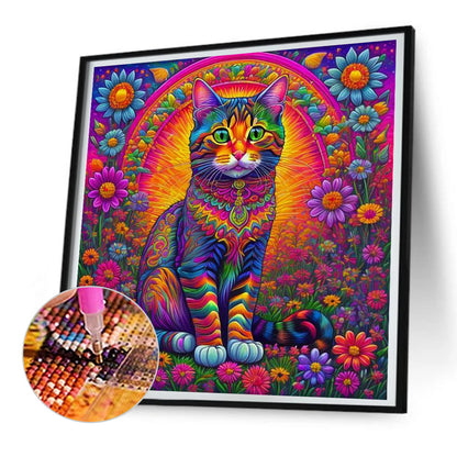 Colorful Cats - Full Round Drill Diamond Painting 30*30CM