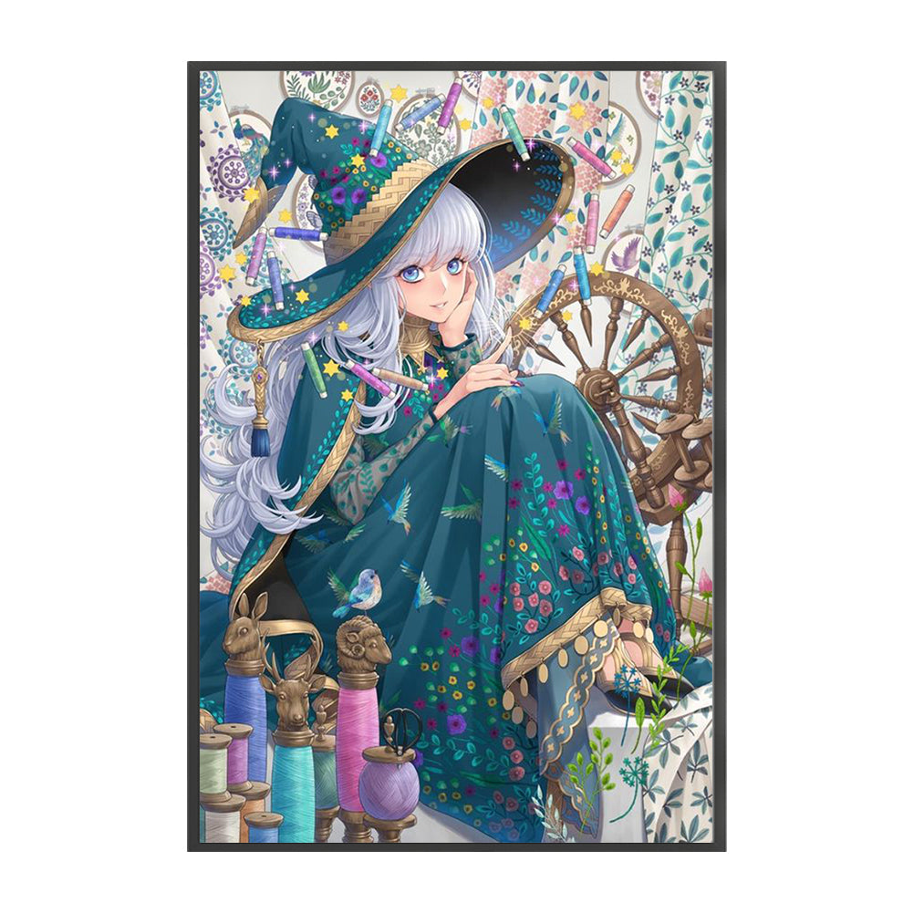 Witch - 11CT Stamped Cross Stitch 50*75CM