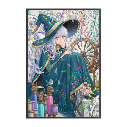 Witch - 11CT Stamped Cross Stitch 50*75CM