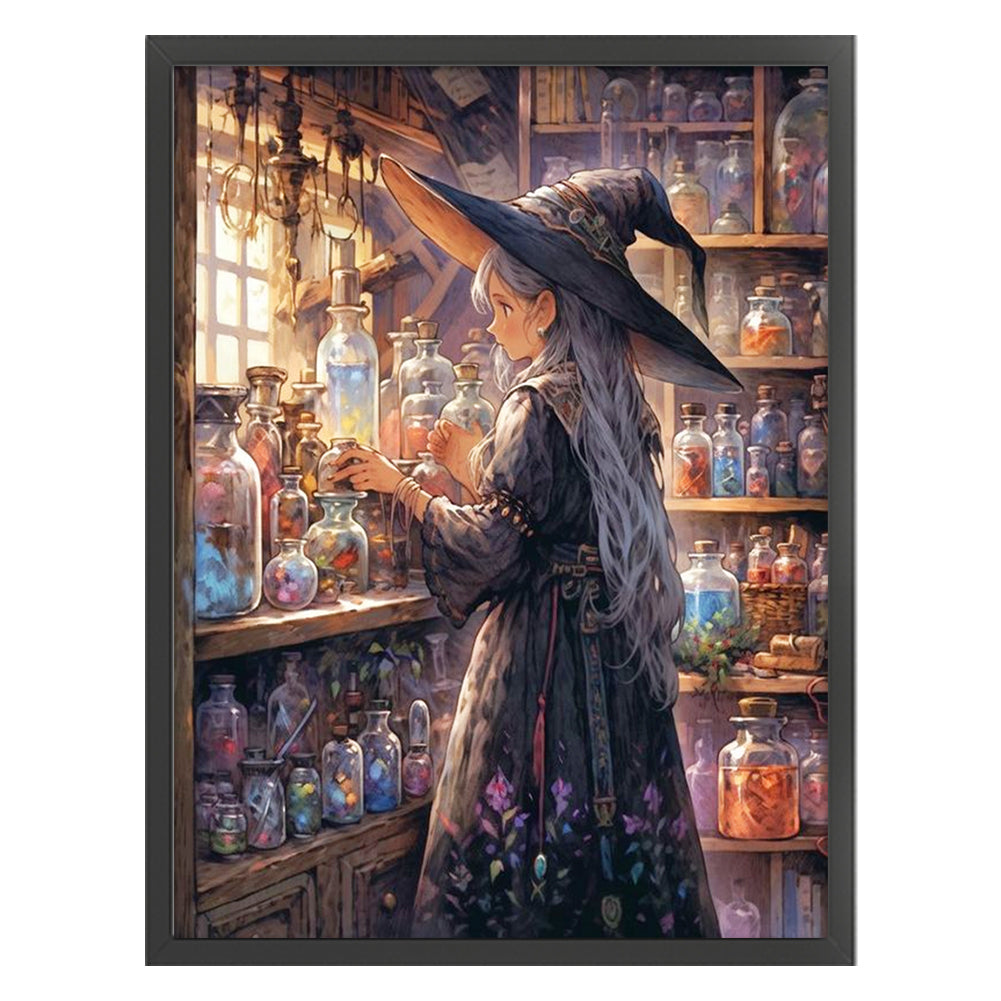 Witch - 11CT Stamped Cross Stitch 50*65CM