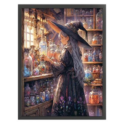 Witch - 11CT Stamped Cross Stitch 50*65CM