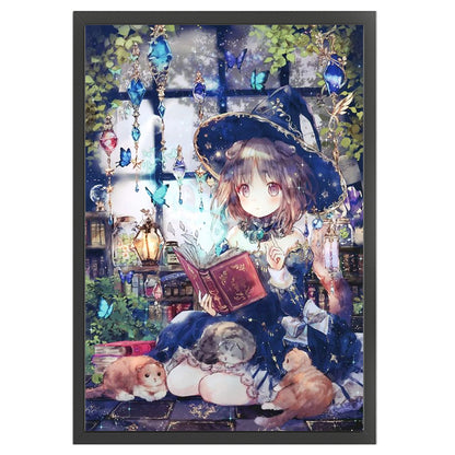 Witch - 11CT Stamped Cross Stitch 50*70CM