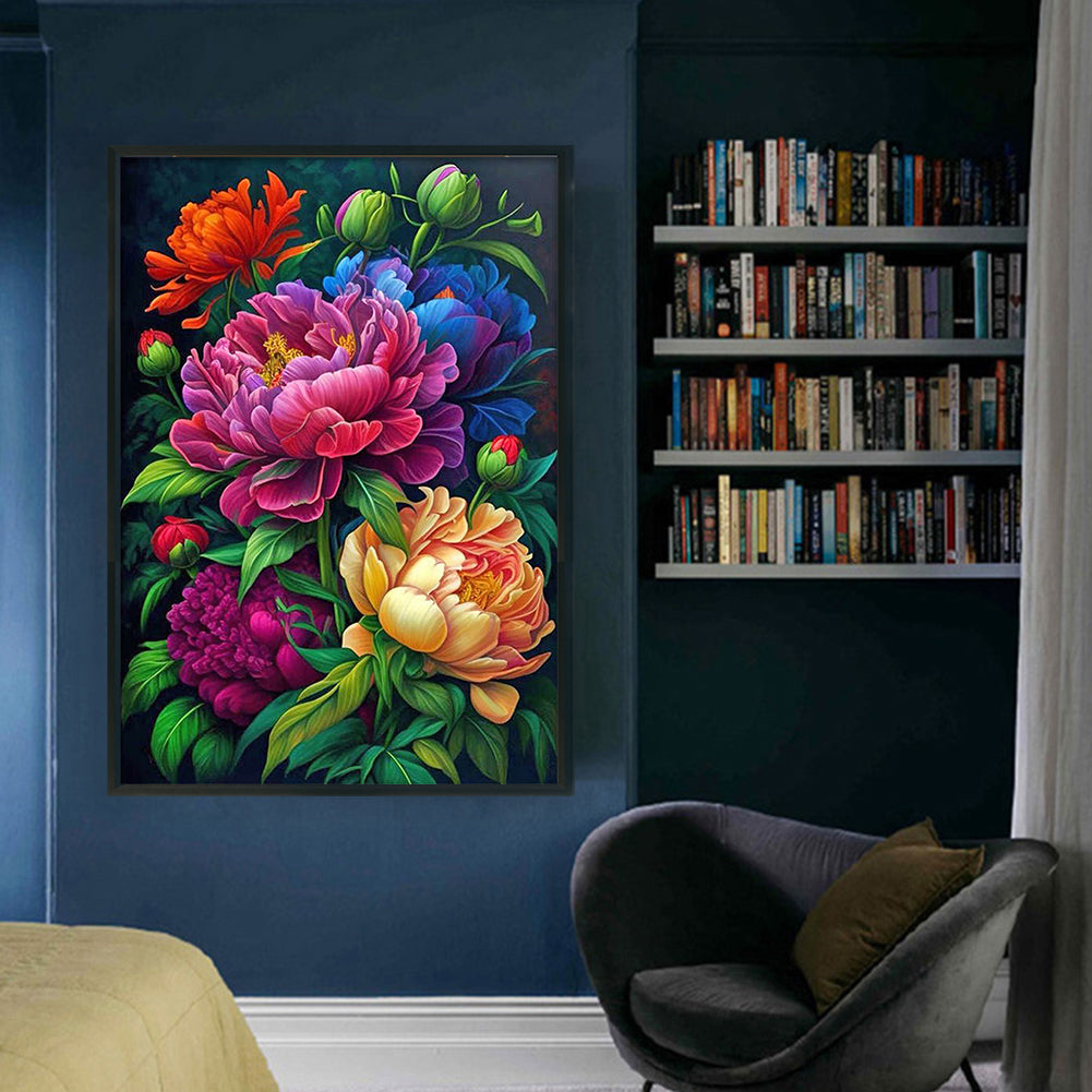 Peony - 11CT Counted Cross Stitch 40*60CM