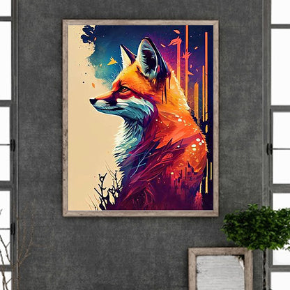 Fox - Full Round Drill Diamond Painting 40*50CM