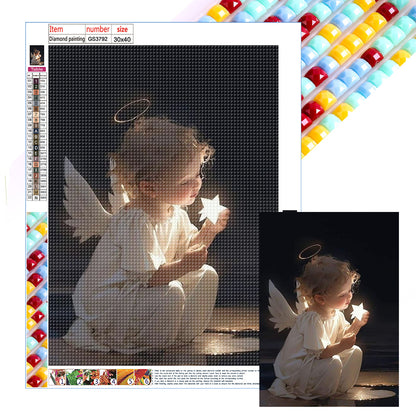 Angel - Full Square Drill Diamond Painting 30*40CM