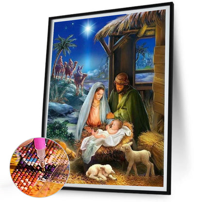 Nativity - Full Square Drill Diamond Painting 30*40CM