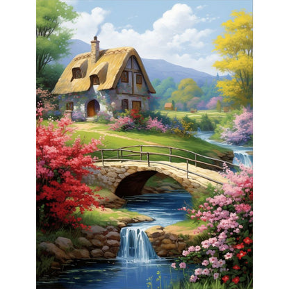 Country Cabin - Full Round Drill Diamond Painting 30*40CM