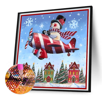 Snowman - Full Square Drill Diamond Painting 30*30CM