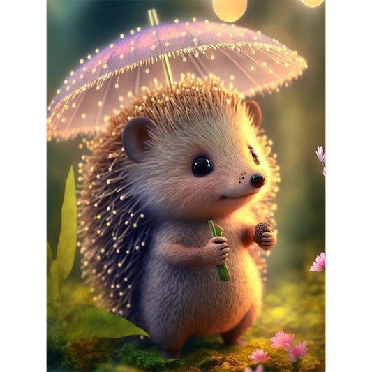 Little Hedgehog - Full Round Drill Diamond Painting 30*40CM