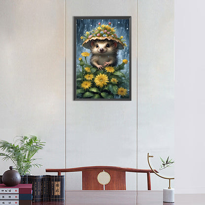 Little Hedgehog - Full Round Drill Diamond Painting 30*45CM
