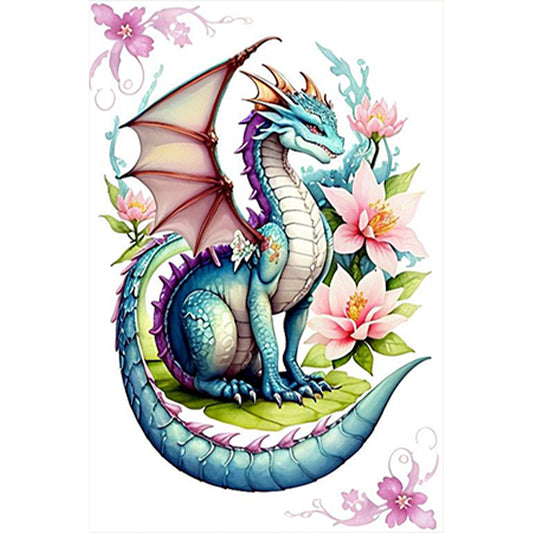 Dragon - Full Round Drill Diamond Painting 30*45CM