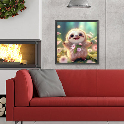 Cute Sloth - Full Round Drill Diamond Painting 30*30CM