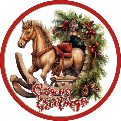 Christmas Trojan - Full Round Drill Diamond Painting 30*30CM