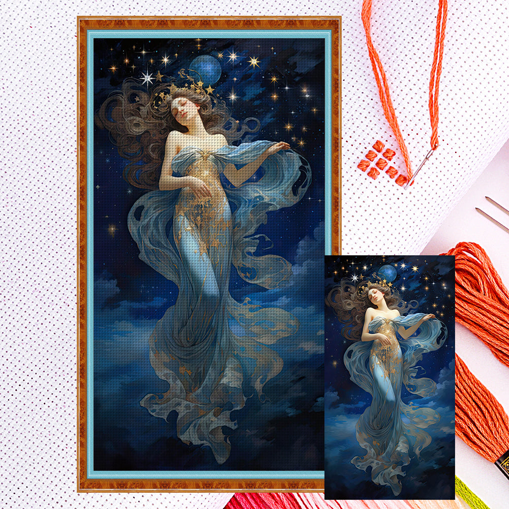 Star Goddess - 11CT Counted Cross Stitch 50*90CM