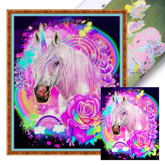 Unicorn - 11CT Stamped Cross Stitch 40*50CM