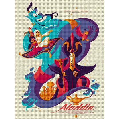 Disney-Aladdin - 11CT Stamped Cross Stitch 40*55CM