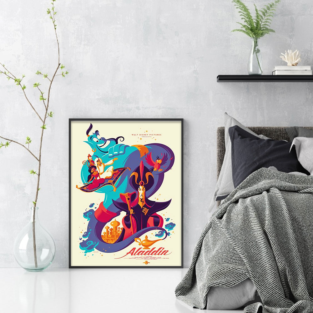 Disney-Aladdin - 11CT Stamped Cross Stitch 40*55CM