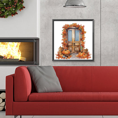Pumpkin Hut - Special Shaped Drill Diamond Painting 30*30CM