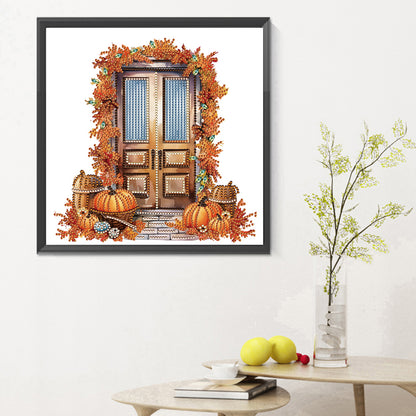 Pumpkin Hut - Special Shaped Drill Diamond Painting 30*30CM