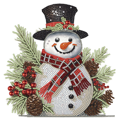 Snowman - Special Shaped Drill Diamond Painting 30*30CM