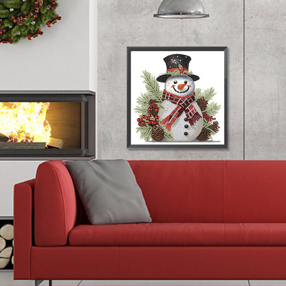 Snowman - Special Shaped Drill Diamond Painting 30*30CM