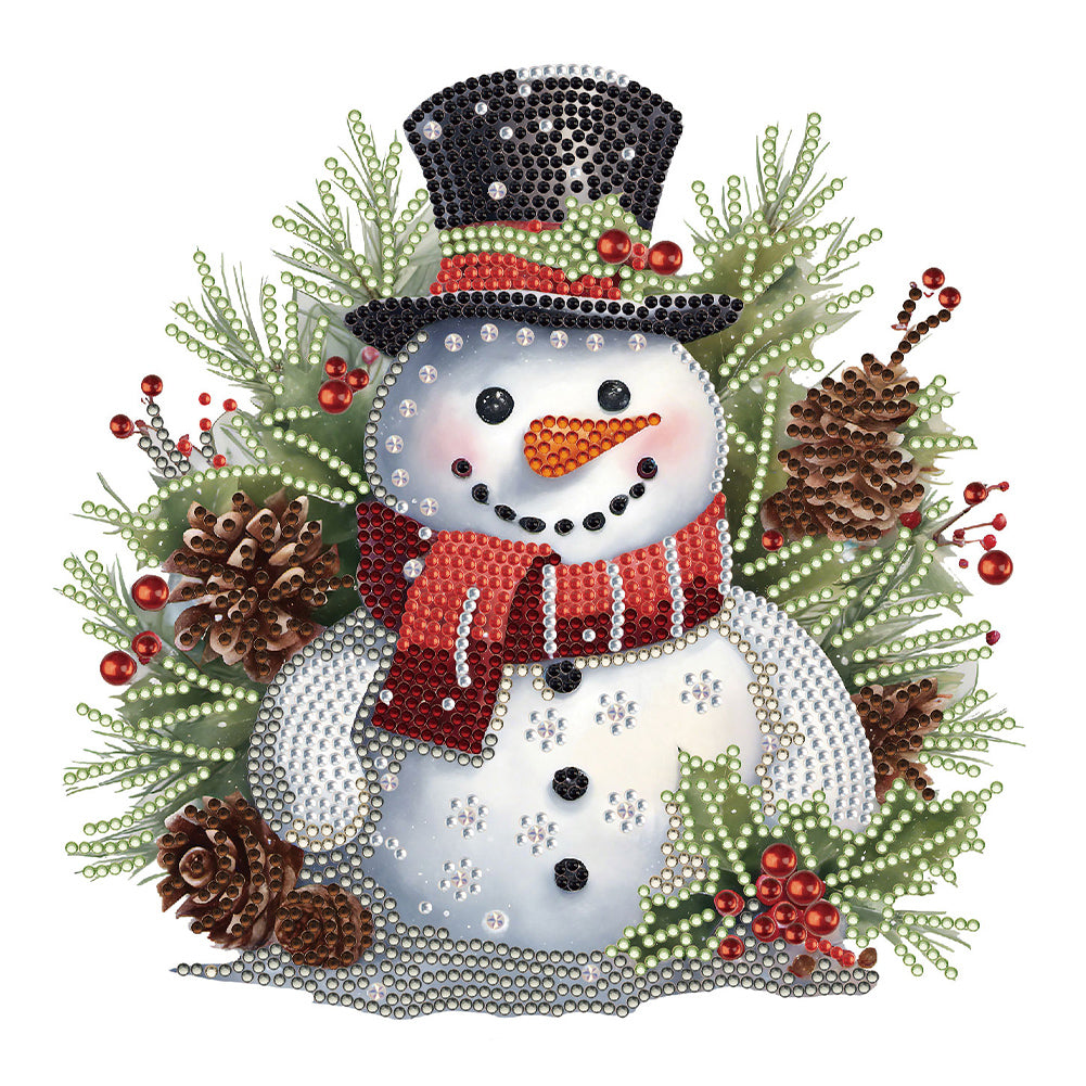 Snowman - Special Shaped Drill Diamond Painting 30*30CM