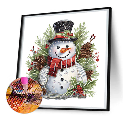 Snowman - Special Shaped Drill Diamond Painting 30*30CM